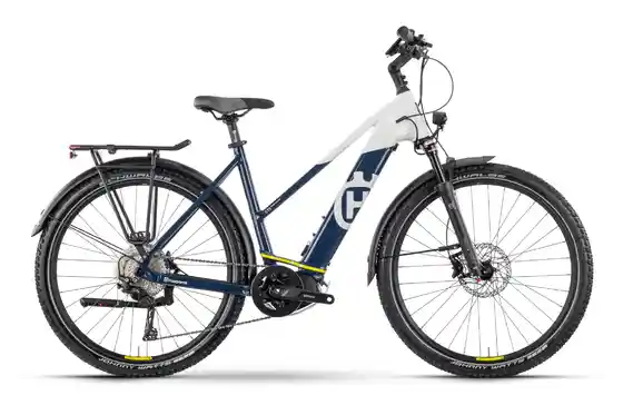 Kettenschaltung - E-Bike-Pedelec - Husqvarna Cross Tourer CT3 - 630 Wh - 27,5 Zoll - Trapez