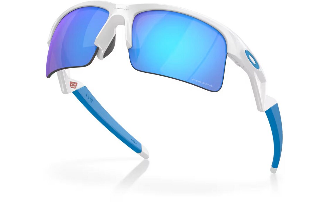 Oakley Capacitor Polished White - Prizm Sapphire
