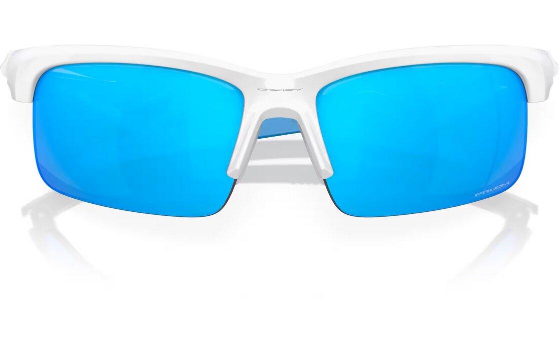 Oakley Capacitor Polished White - Prizm Sapphire
