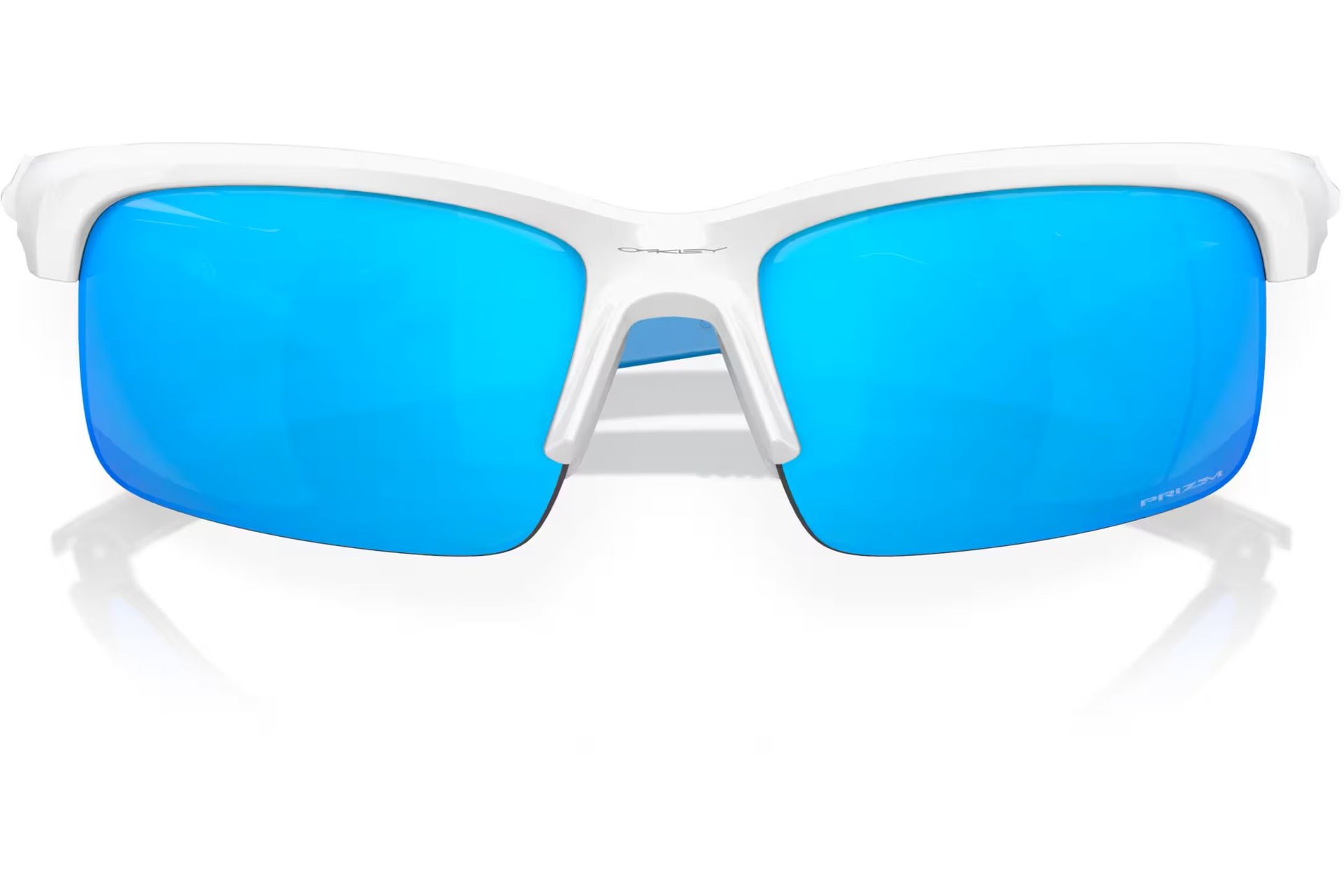 Oakley Capacitor Polished White - Prizm Sapphire