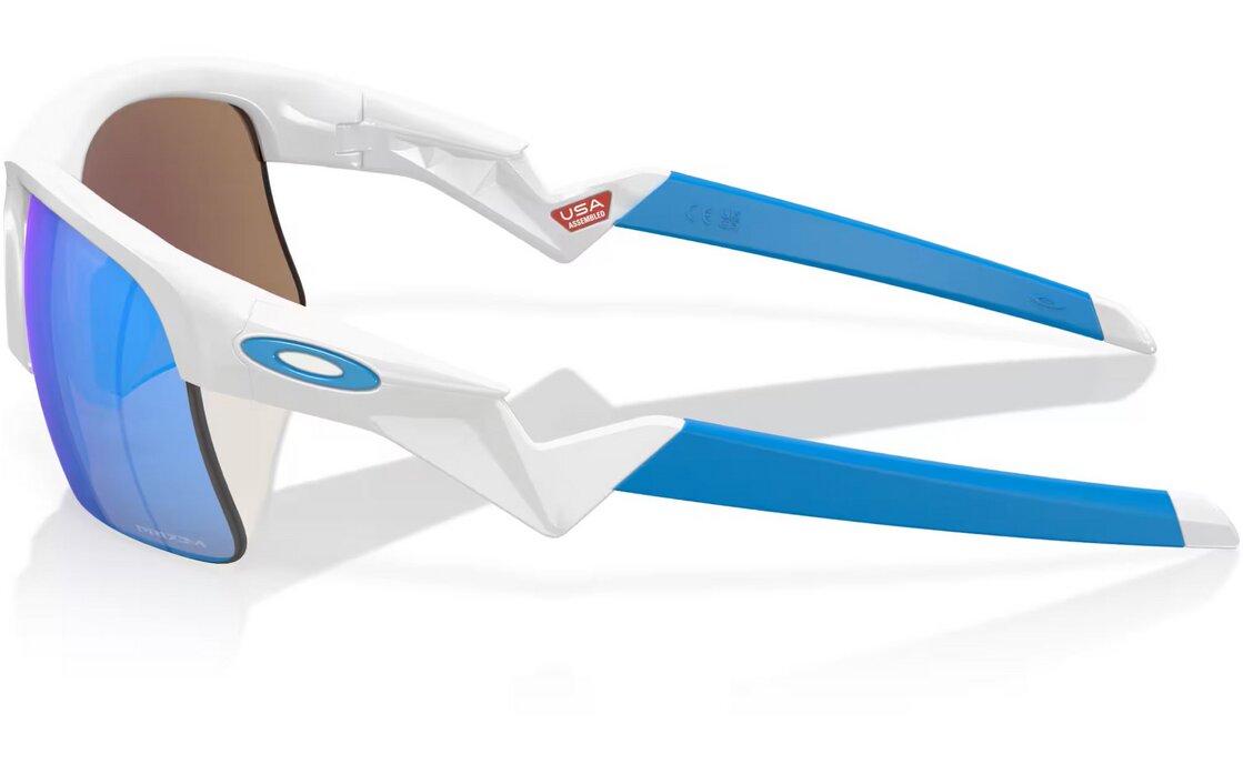 Oakley Capacitor Polished White - Prizm Sapphire