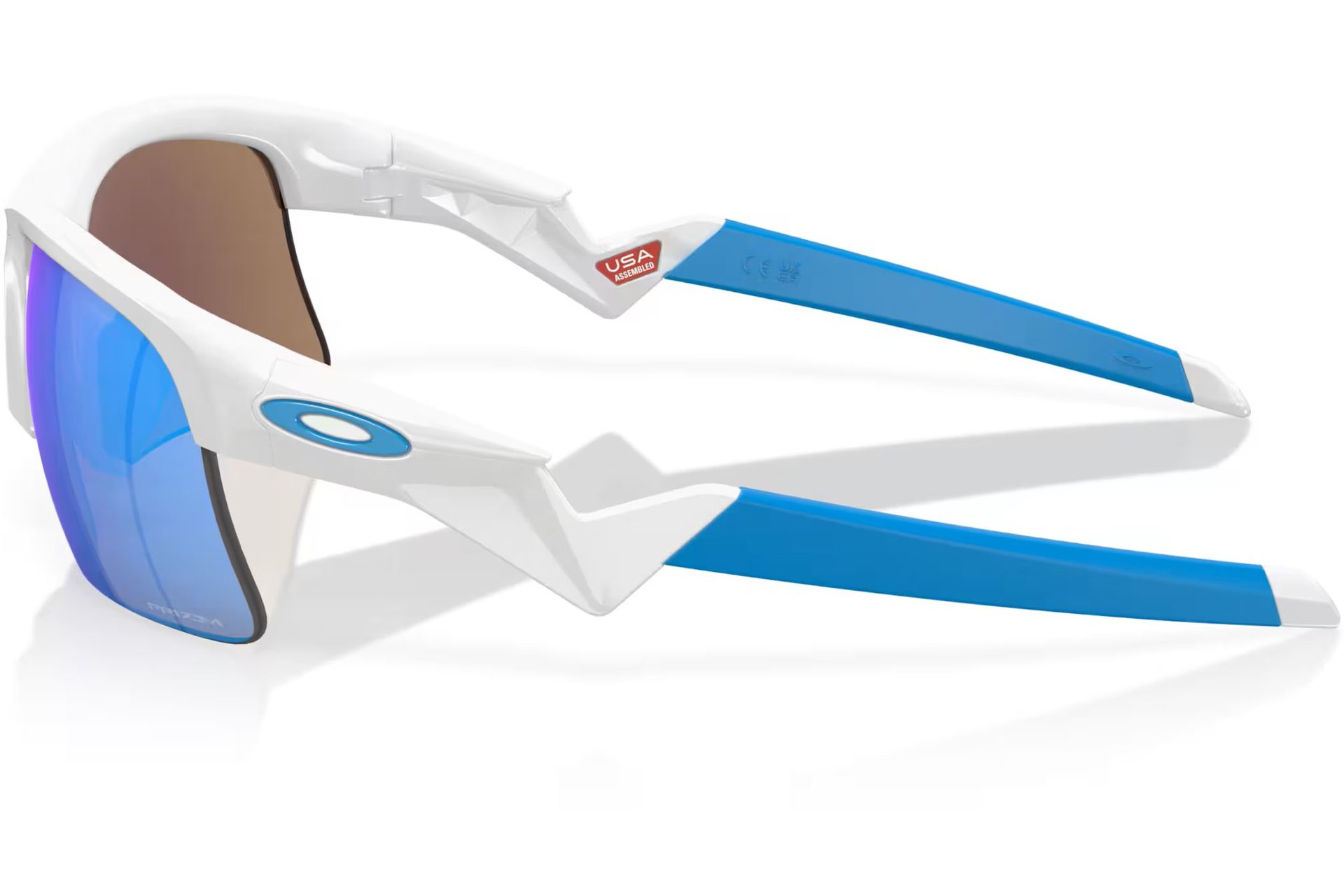 Oakley Capacitor Polished White - Prizm Sapphire