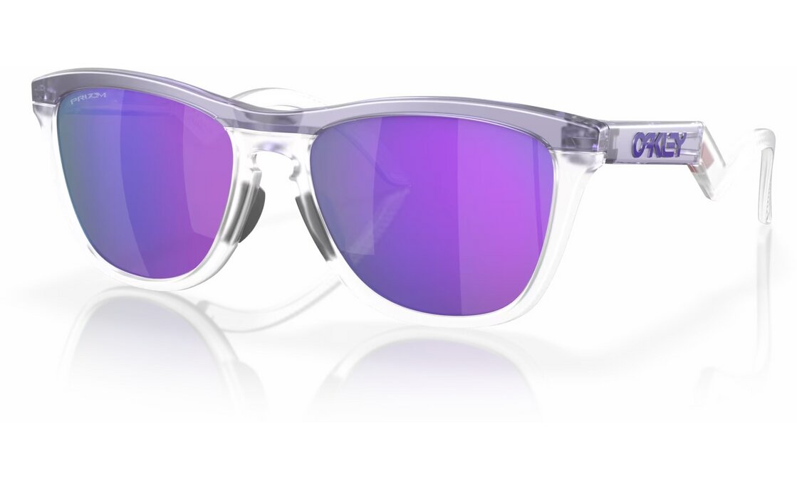 Oakley Frogskins Hybrid Matte Trans Lilac/Clear - Prizm Violet