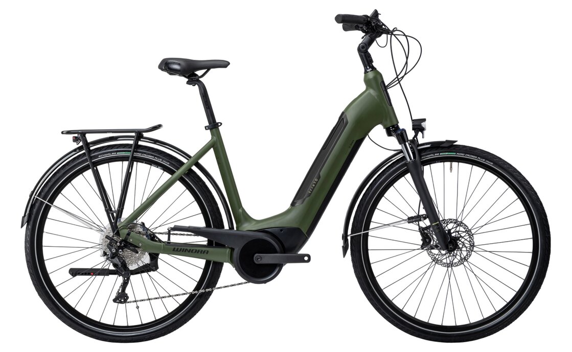 Winora Tria 10 - 500 Wh - 28 Zoll - Tiefeinsteiger