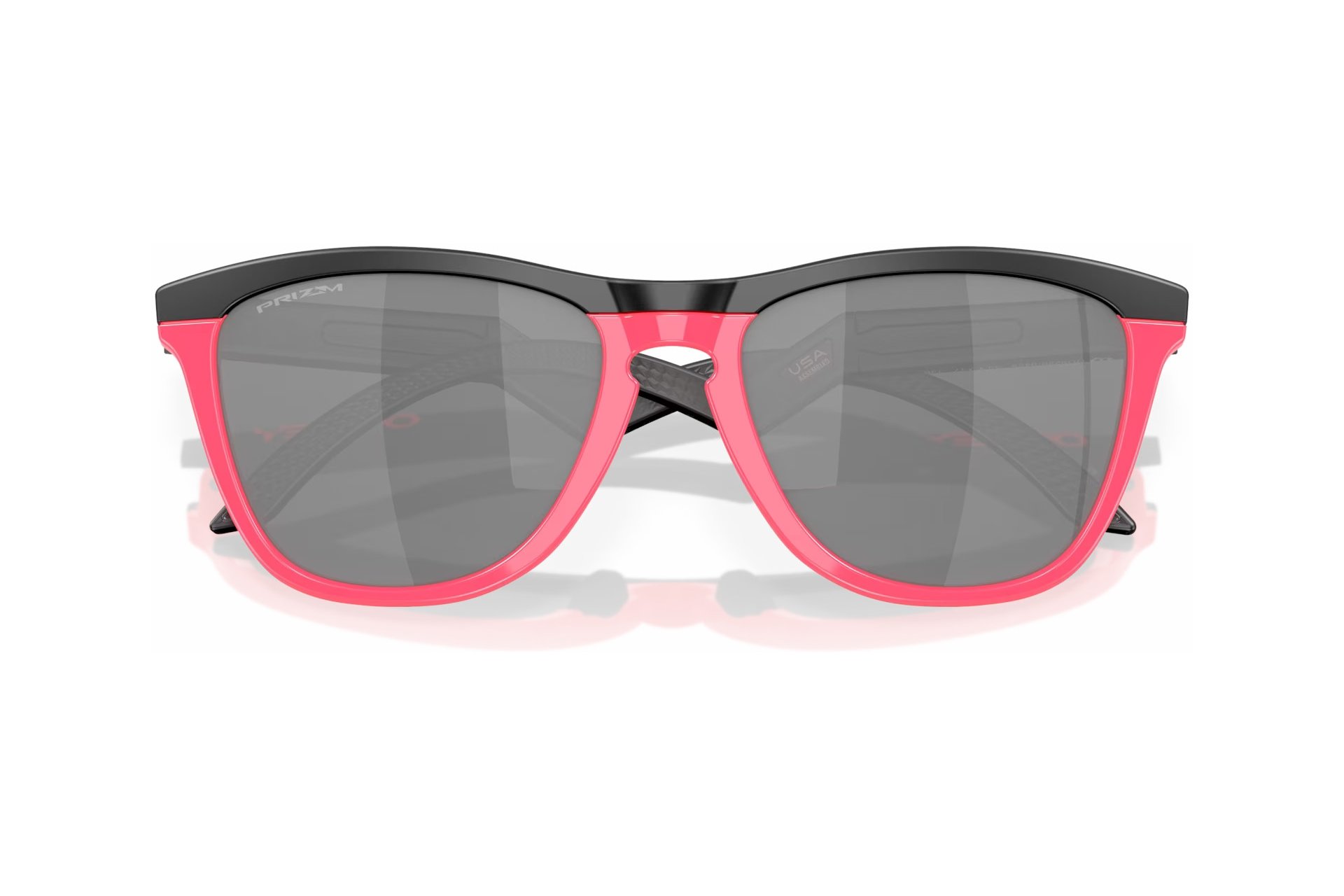 Oakley Frogskins Hybrid Matte Black/Neon Pink - Prizm Black