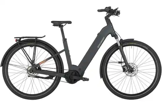Schwarz - E-Bike-Pedelec - Bergamont E-Horizon Tour 20 Belt Wave - 600 Wh - 28 Zoll - Tiefeinsteiger