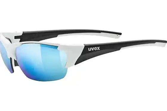 XXL Sale % - Uvex Blaze III White Black Matt / Mir. Blue