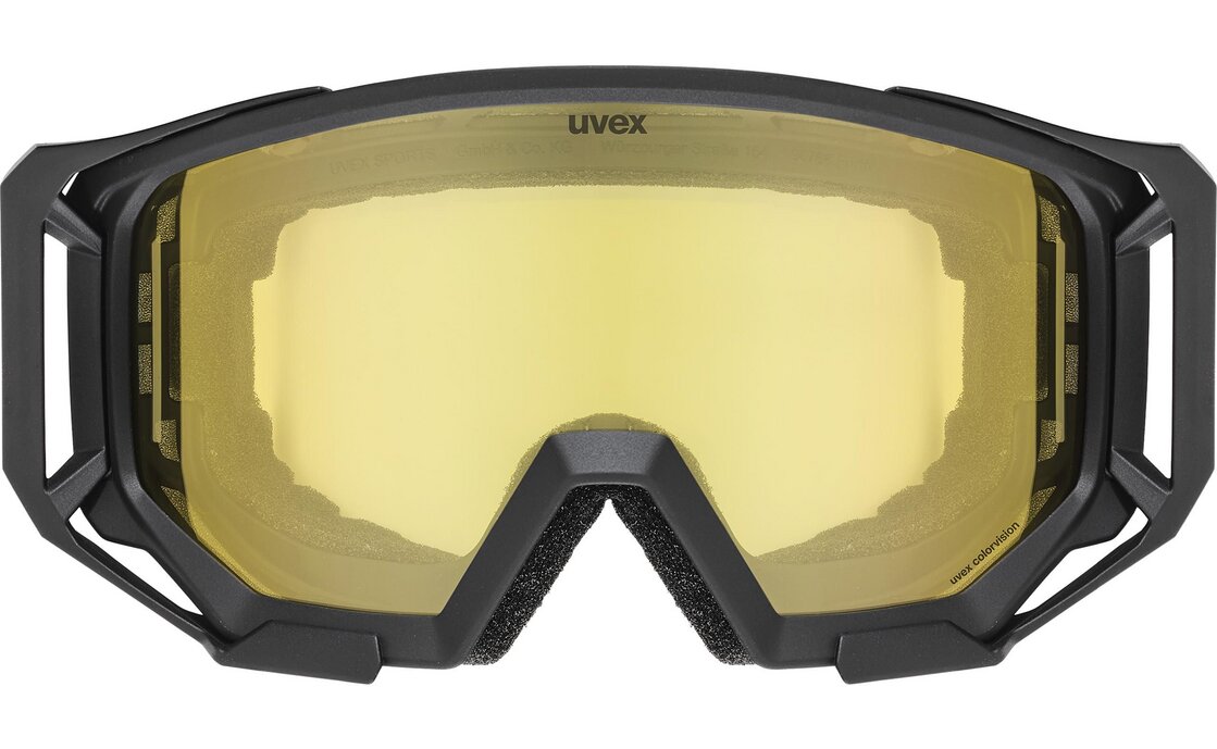 Uvex Athletic CV Black Matt Sl / Gold-Yellow