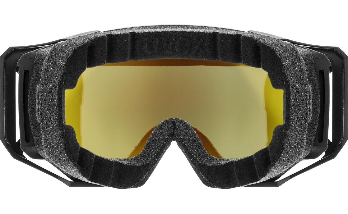 Uvex Athletic CV Black Matt Sl / Gold-Yellow