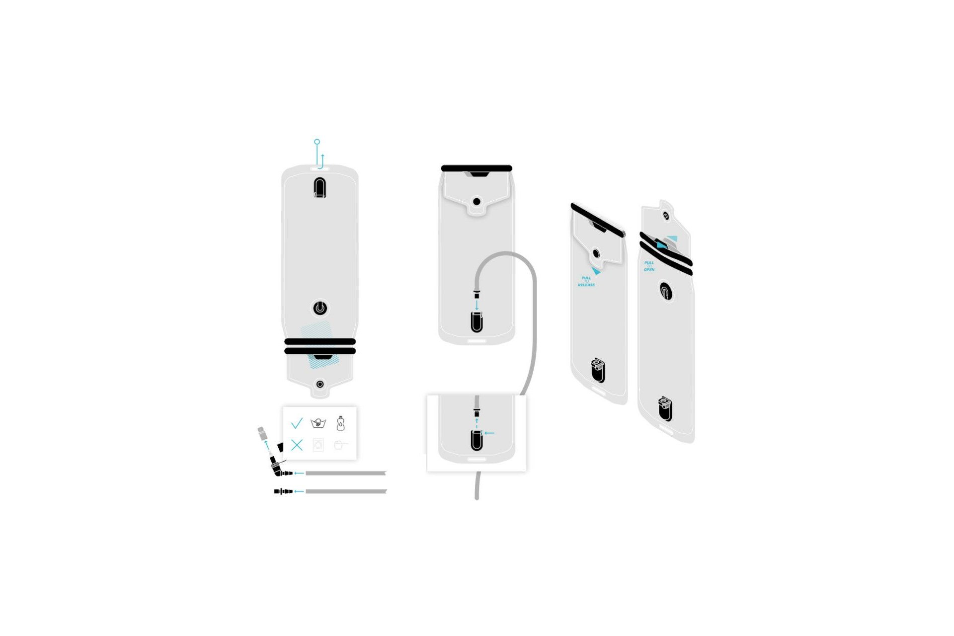 Fidlock Hermetic Trinkblase 2.5L