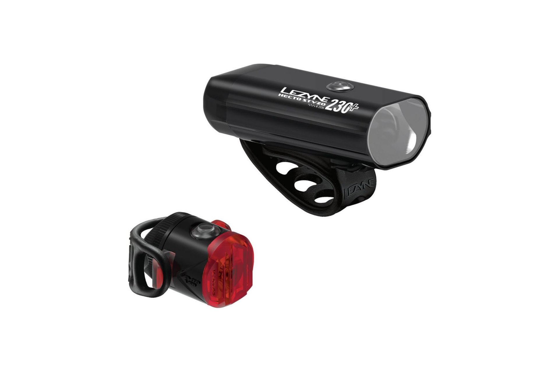 Lezyne Hecto 230+ / + Femto USBC Beleuchtungsset StVZO