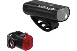 Lezyne Hecto 230+ / + Femto USBC Beleuchtungsset StVZO