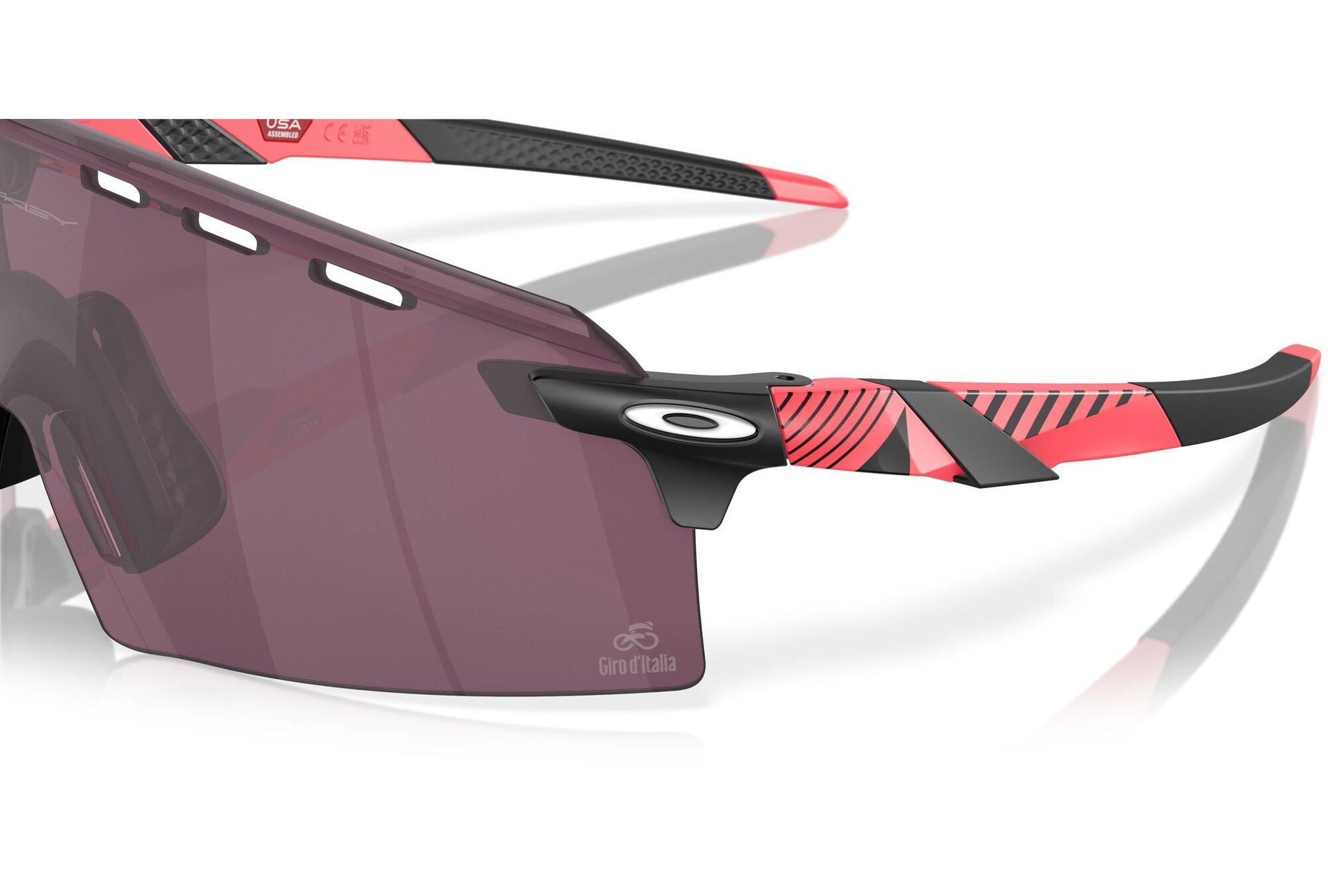 Oakley Encoder Strike V Giro Pink Stripes - Prizm Road Black