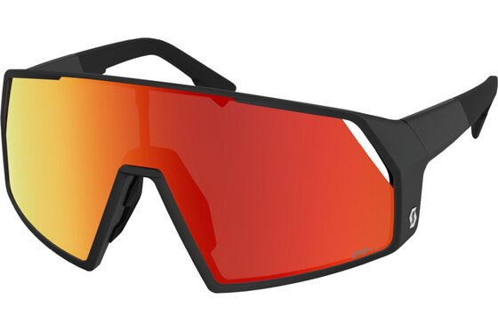 Fahrradbrillen - Scott Pro Shield black - AMP red chrome S3