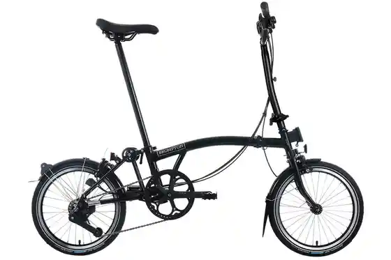 Brompton - Faltrad-Klapprad - Brompton C Line Explore Black Edition - 16 Zoll - Faltrahmen - 2026