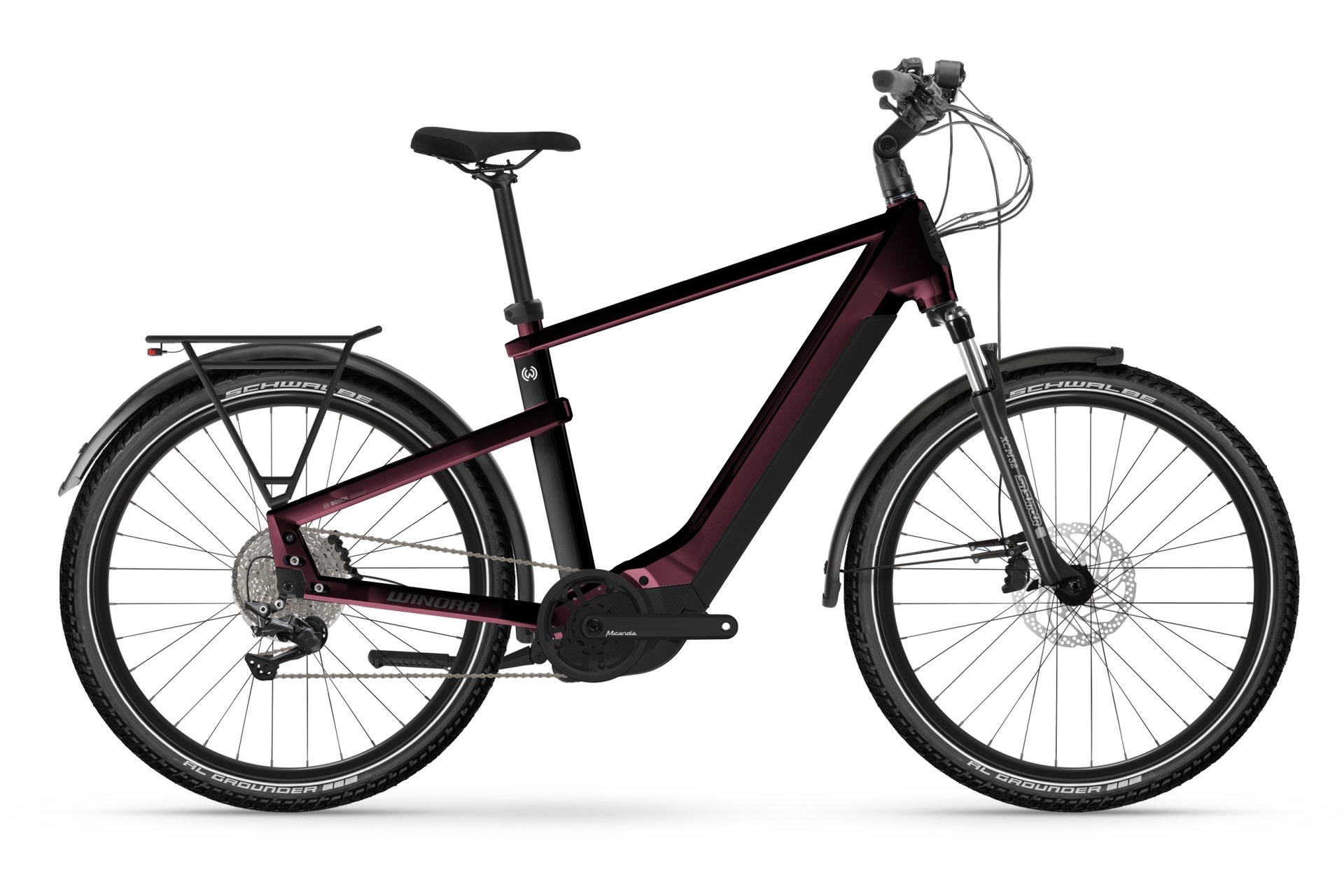 Winora Yakun X10E - 625 Wh - 27,5 Zoll - Diamant - 2024