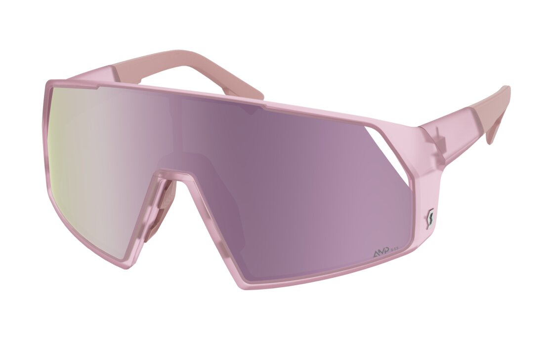 Scott Pro Shield light pink - AMP lavender chrome S3