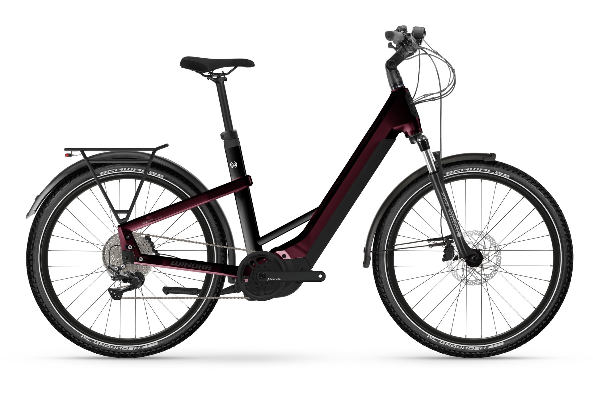 Winora Yakun X10E - 625 Wh - 27,5 Zoll - Tiefeinsteiger - 2024