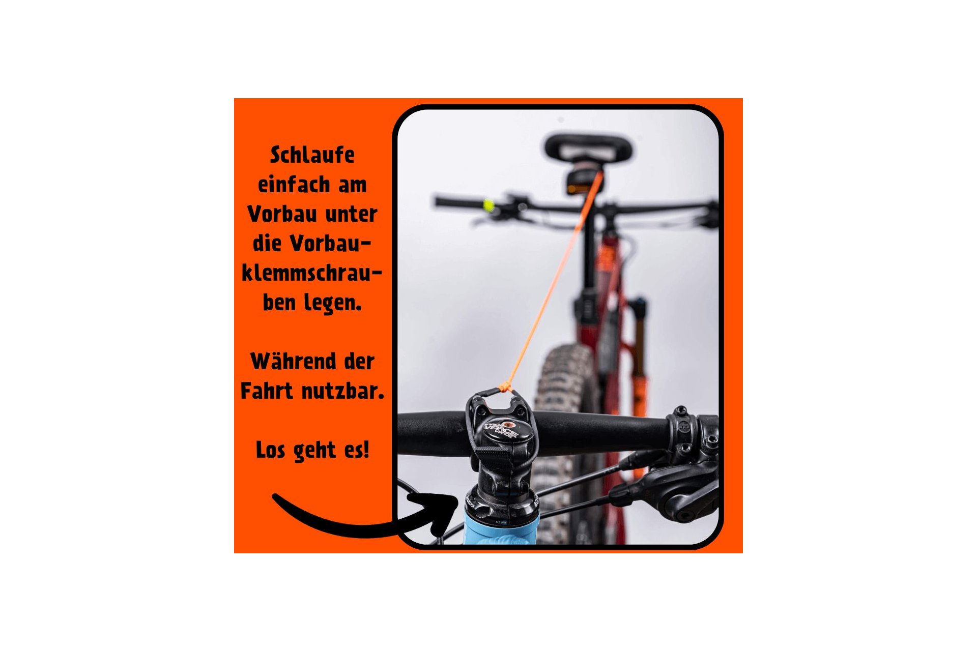 KOMMIT Bike Zugsystem, Abschleppseil