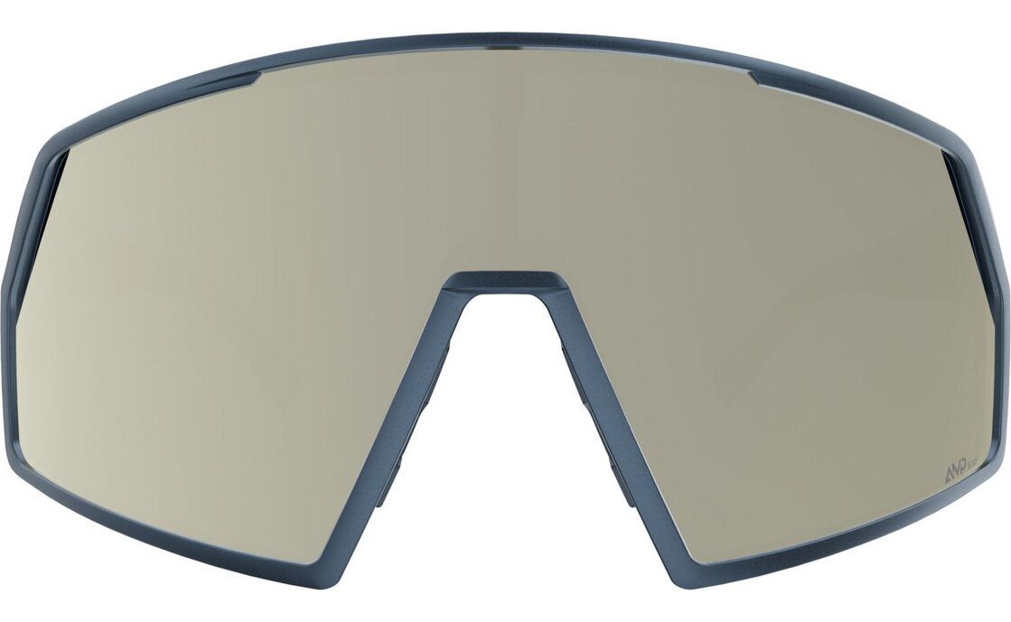 Scott Pro Shield metallic blue - AMP white chrome S2