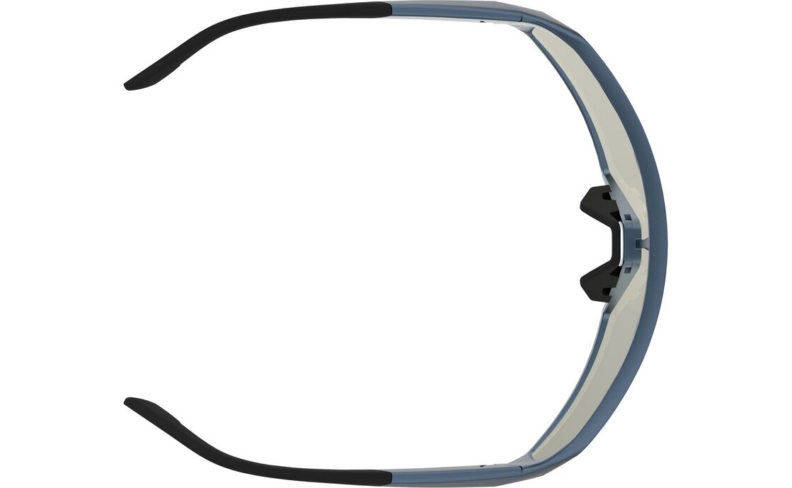 Scott Pro Shield metallic blue - AMP white chrome S2