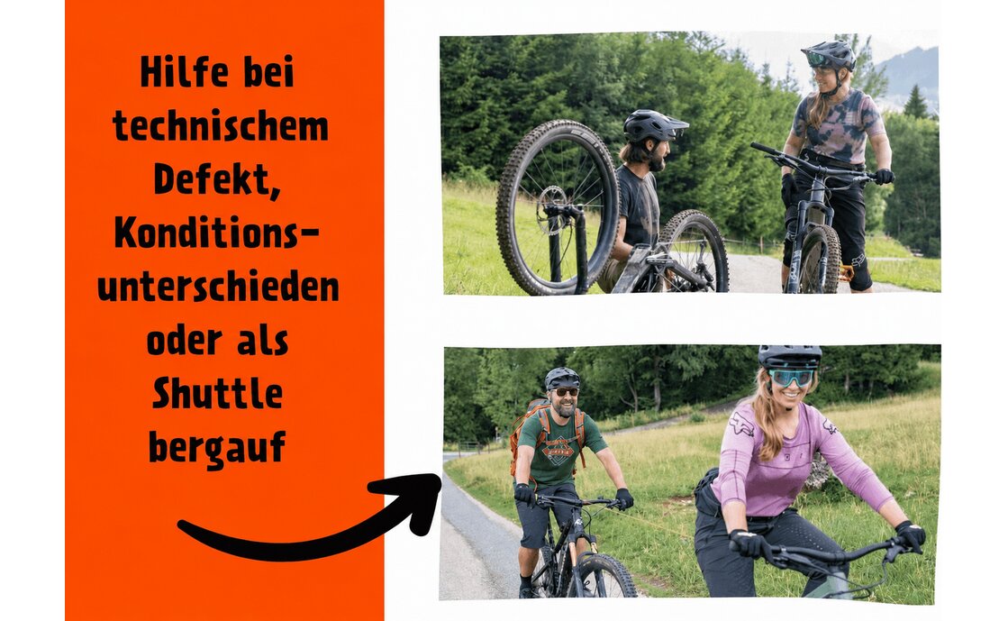 KOMMIT Bike Zugsystem, Abschleppseil