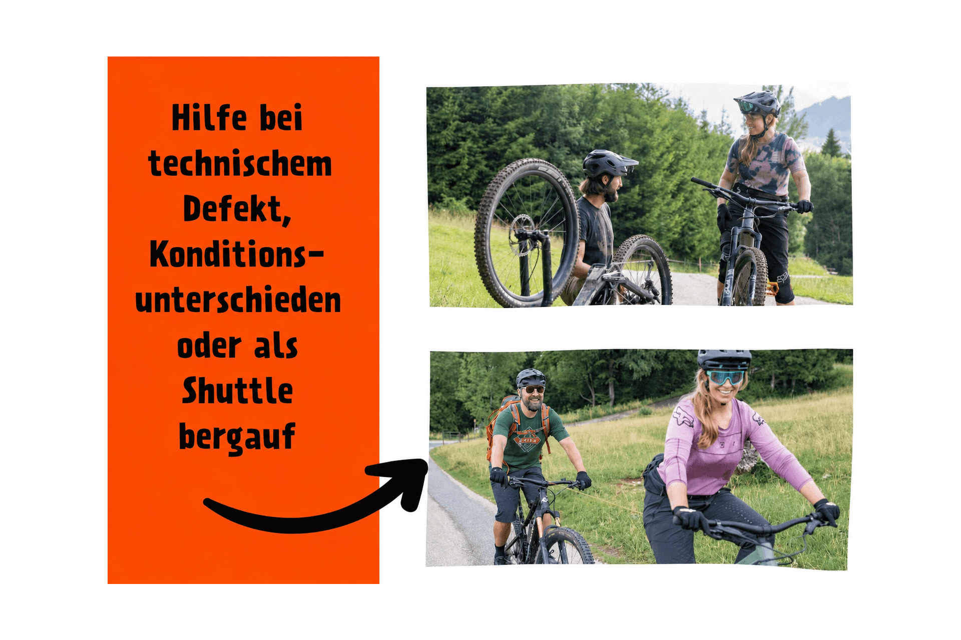 KOMMIT Bike Zugsystem, Abschleppseil