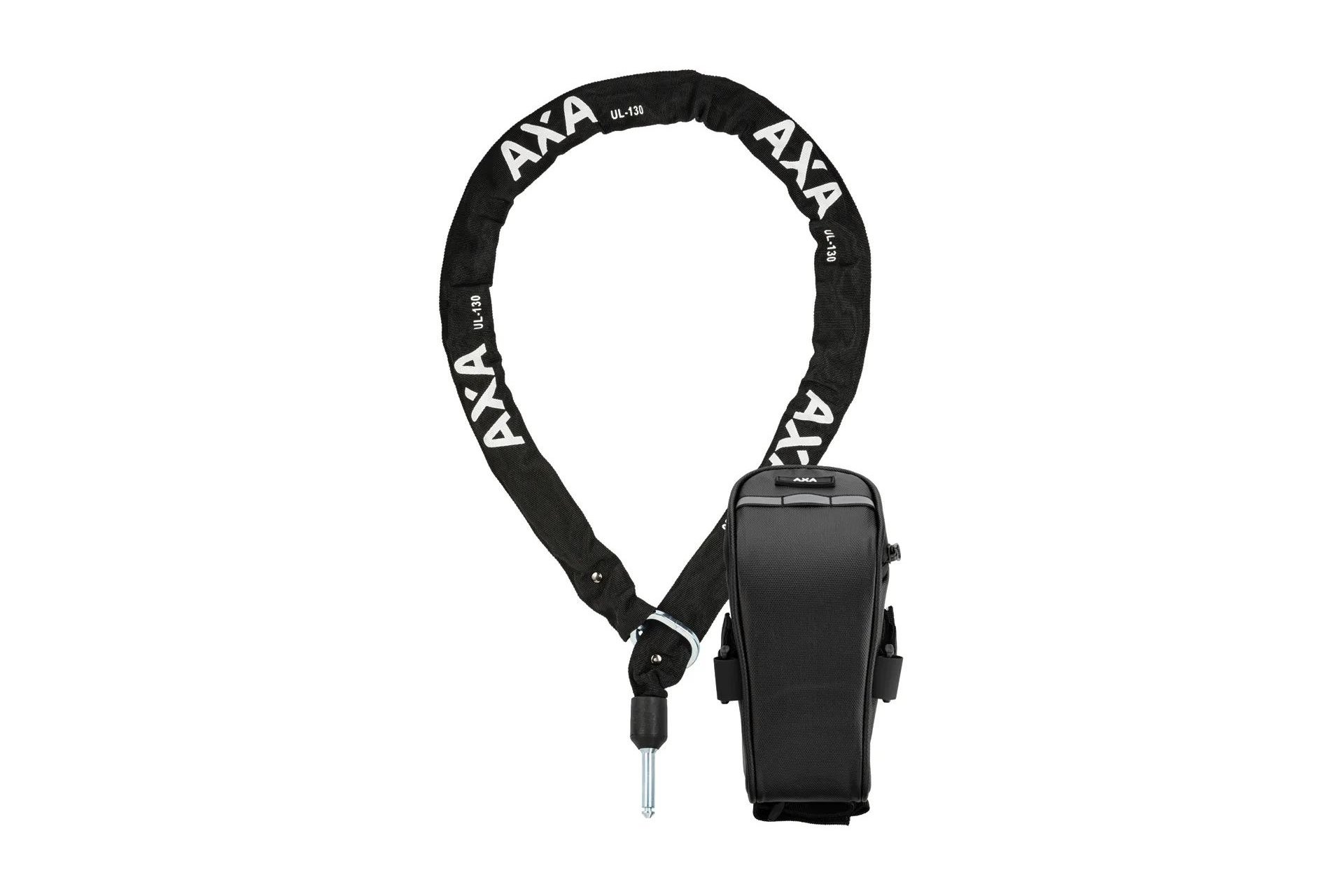 AXA ULC 130 Einsteckkette 130cm + Satteltasche