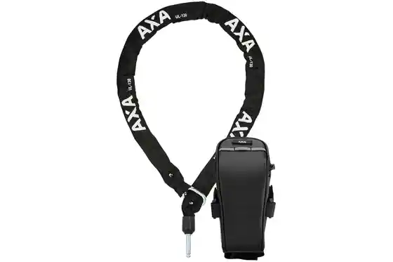 Schlossverlängerungen - AXA ULC 130 Einsteckkette 130cm + Satteltasche