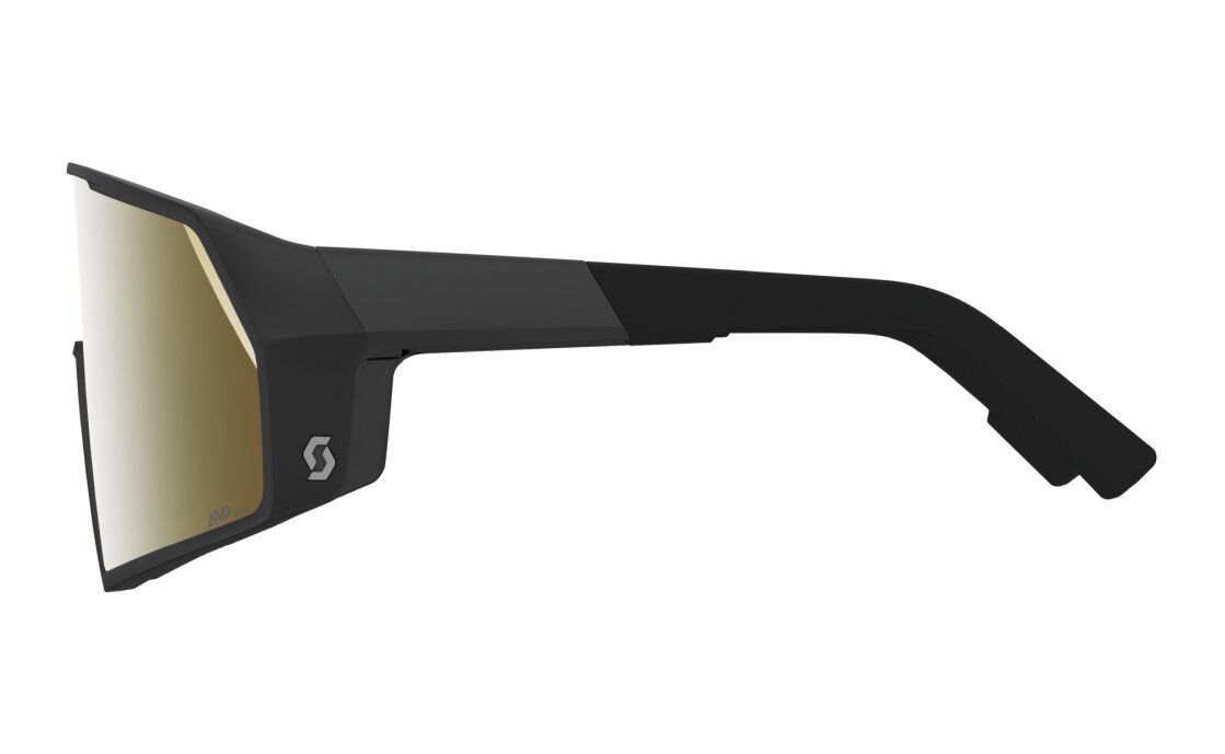 Scott Pro Shield LS black - AMP LS gold chrome S1-3