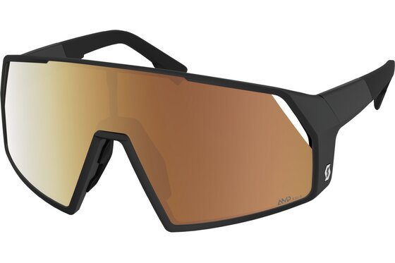 XXL Sale % - Scott Pro Shield LS black - AMP LS gold chrome S1-3