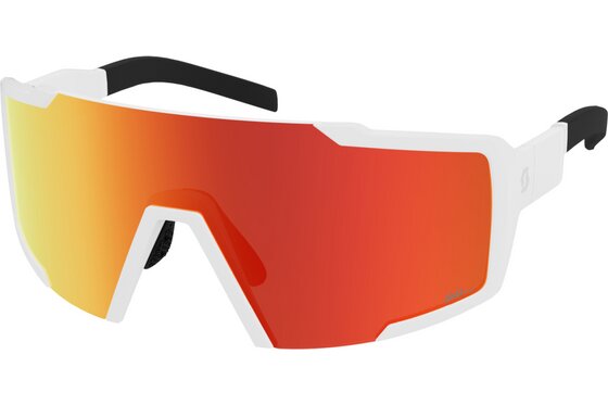 XXL Sale % - Scott Shield white matt - AMP red chrome S3