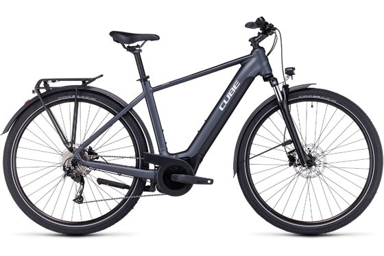 mit Beleuchtung - E-Trekkingbikes - Cube Touring Hybrid ONE 500 - 500 Wh - 28 Zoll - Diamant - 2023