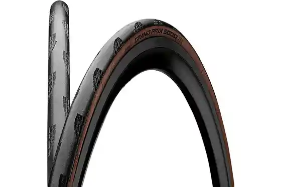 Rennrad-& Triahtlon-Reifen - Continental GrandPrix 5000 700x25C BlackChili Compound Vectran Breaker/L