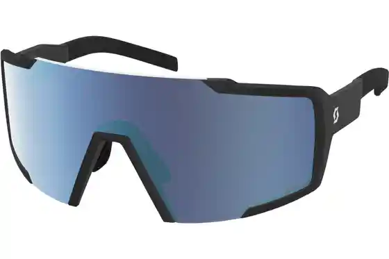 XXL Sale % - Scott Shield Compact Schwarz - AMP Berylblau verspiegelt S3