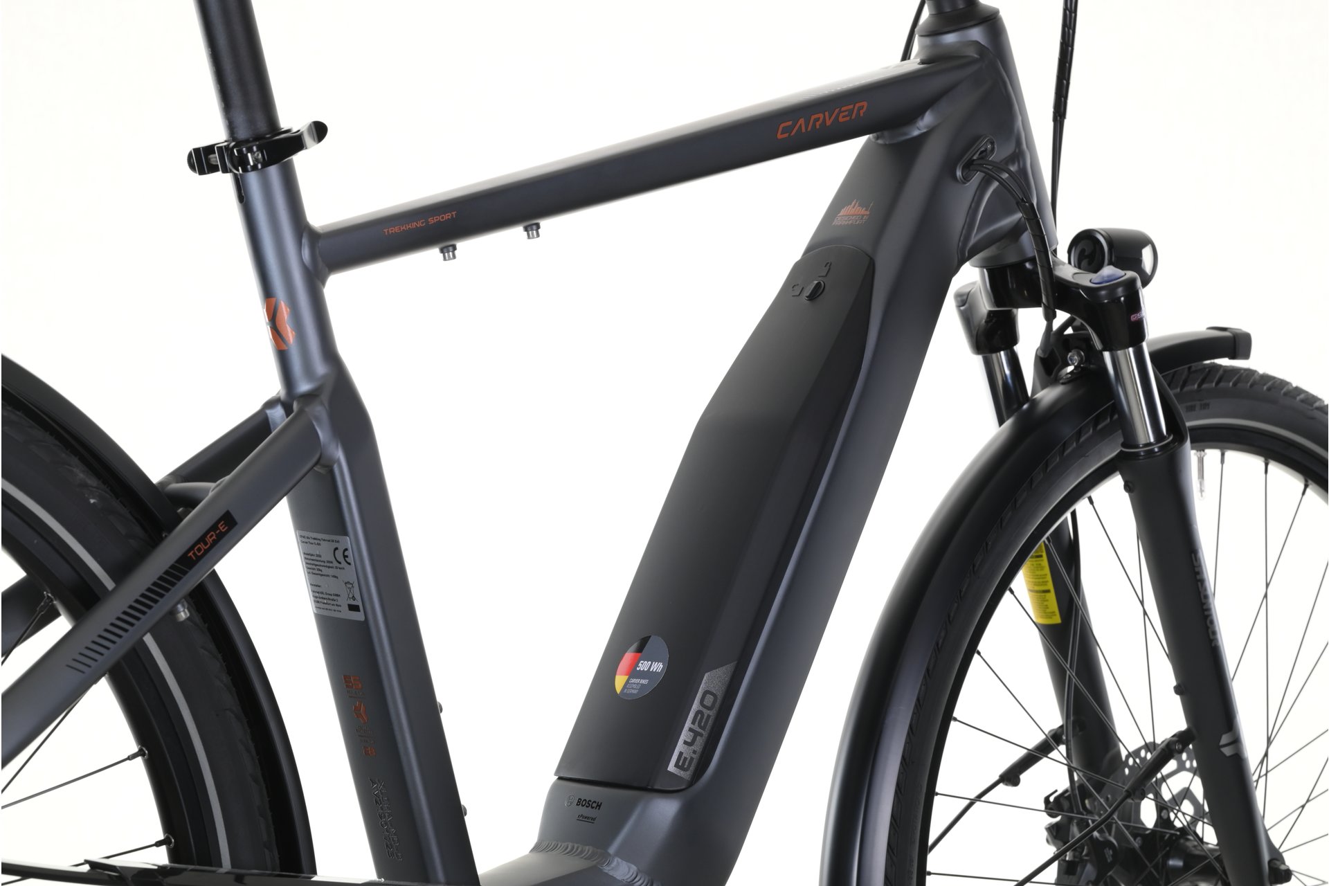 Carver Tour E.420 - 500 Wh - 28 Zoll - Diamant