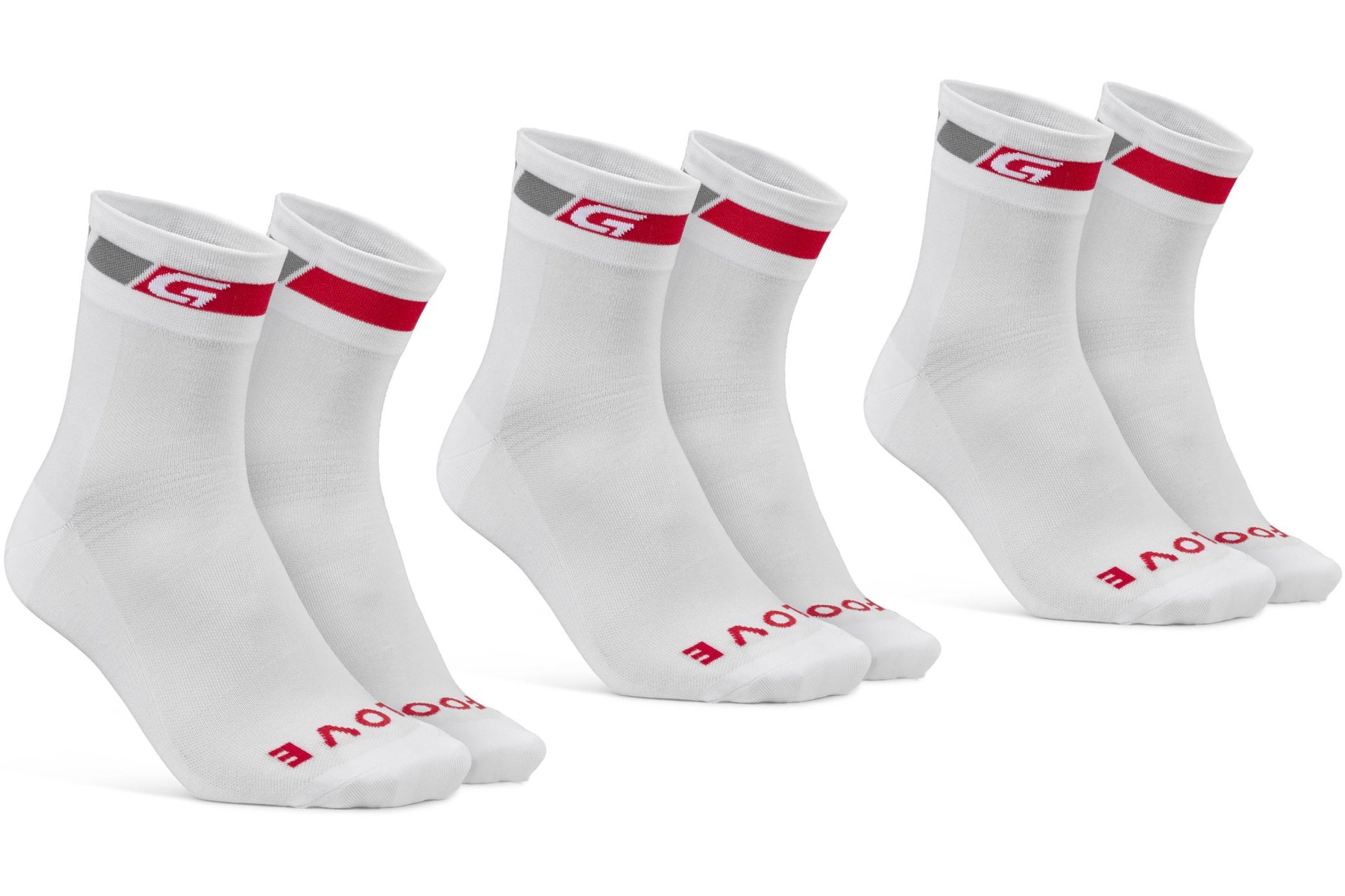 GRIPGRAB Classic Regular Cut Sommer Socken 3er-Pack