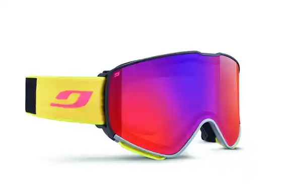 XXL Sale % - Julbo Quick Shift MTB Goggle Schwarz/Gelb - Flash Rot