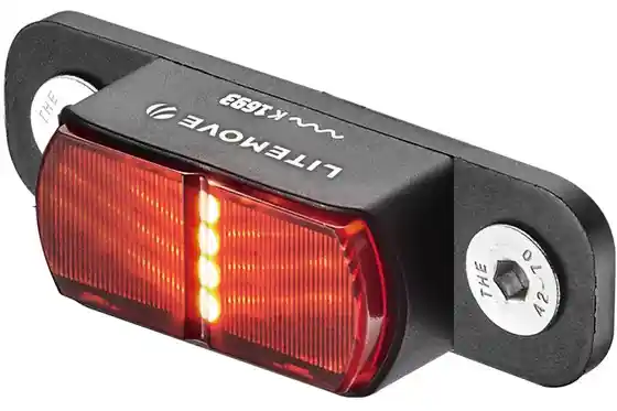 XXL Sale % - Litemove TS-RK E-Bike R&uuml;cklicht f&uuml;r Gep&auml;cktr&auml;ger StVZO