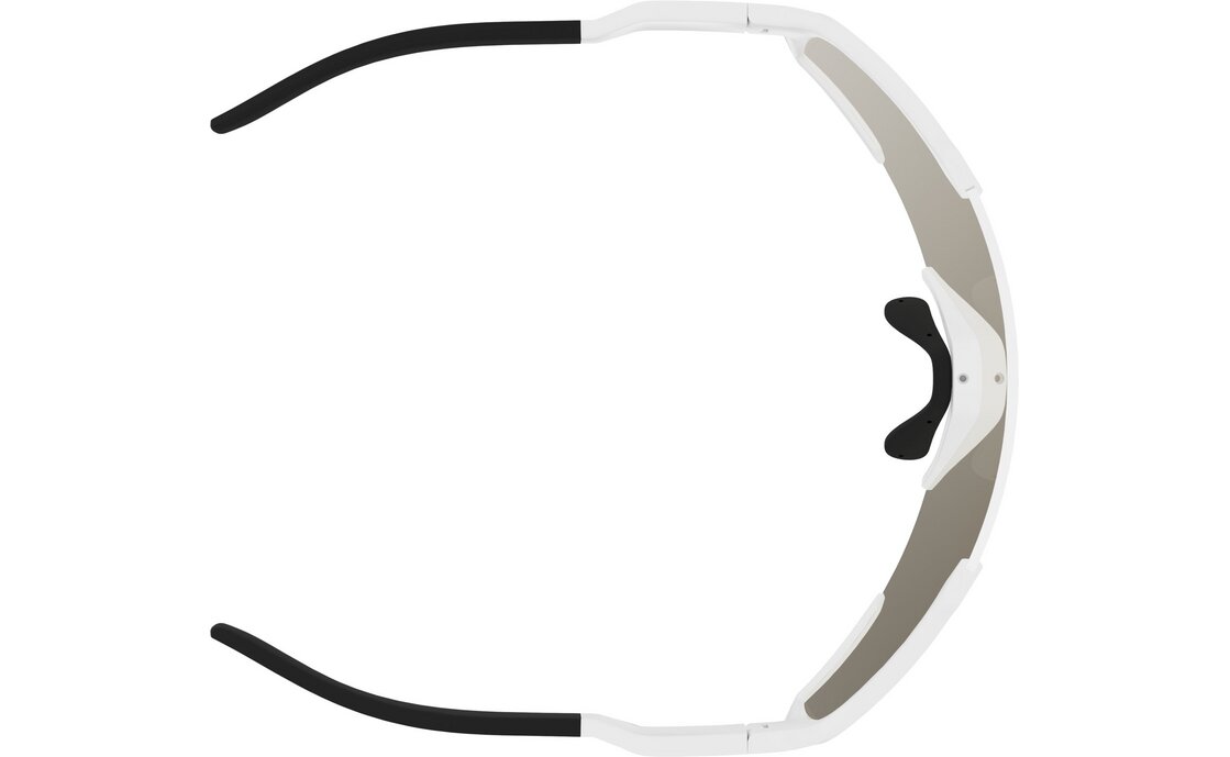 Scott Shield Compact LS white matt - AMP LS gold chrome S1-3