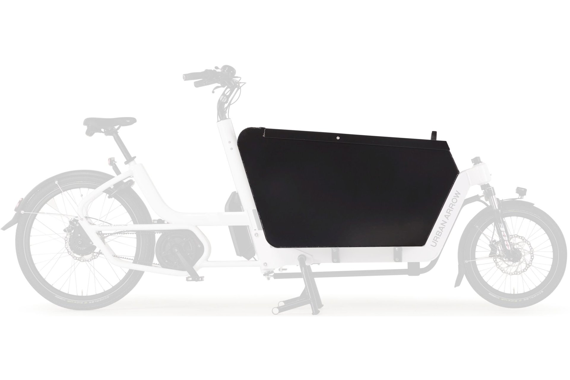 Urban Arrow Aluminium Kiste L schwarz
