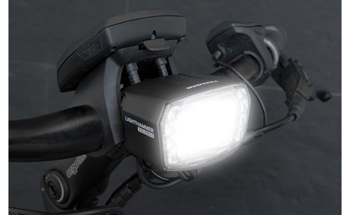 Trelock LS 990 Lighthammer Pro 250 E-Bike Scheinwerfer 12 V - StVZO