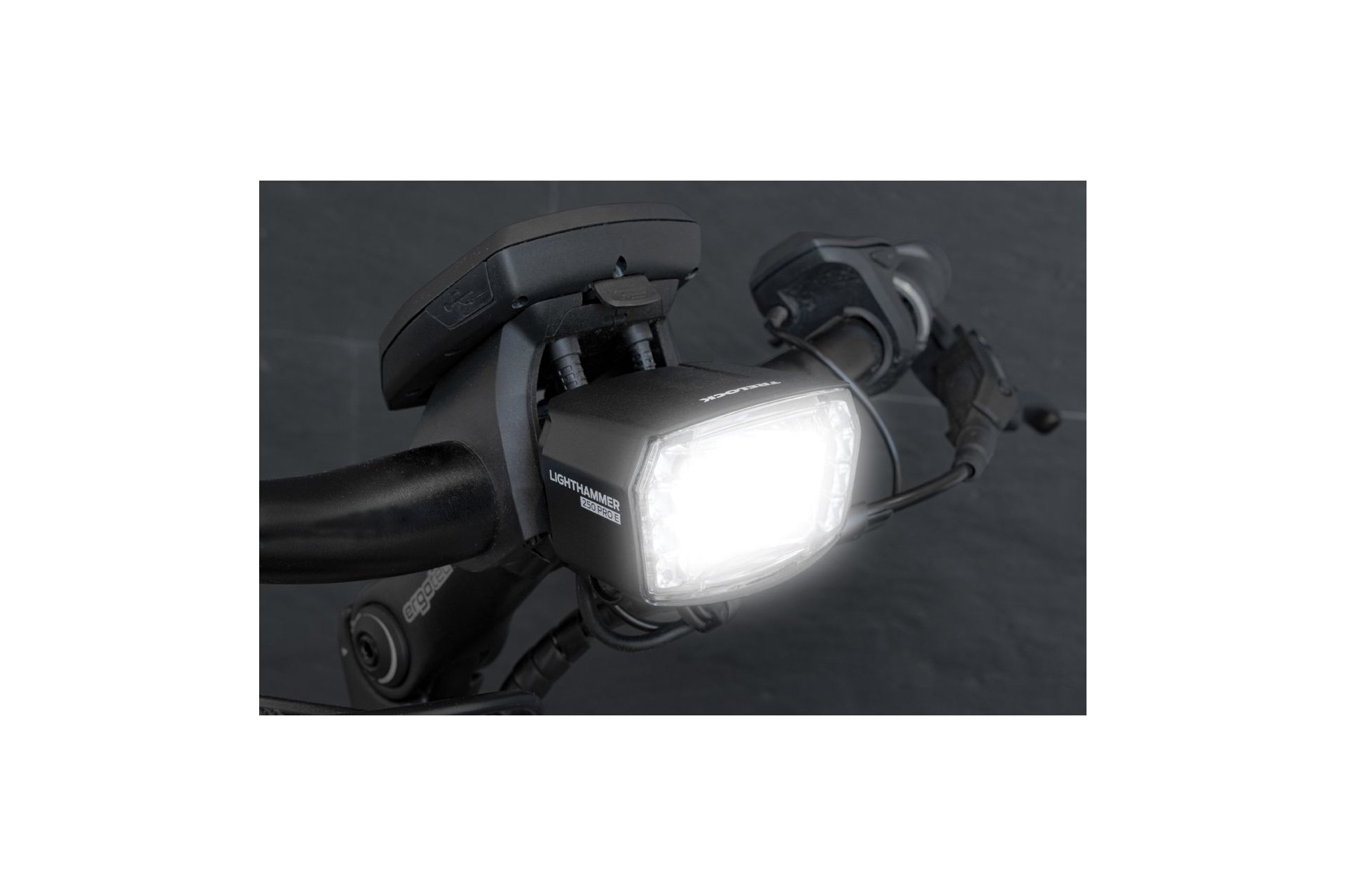 Trelock LS 990 Lighthammer Pro 250 E-Bike Scheinwerfer 12 V - StVZO