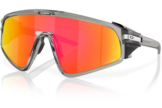 Fahrradzubehör Sale - Oakley Latch Panel Grey Ink - Prizm Ruby