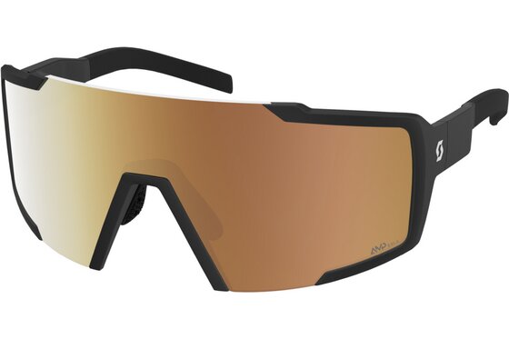 XXL Sale % - Scott Shield LS black - AMP LS gold chrome S1-3