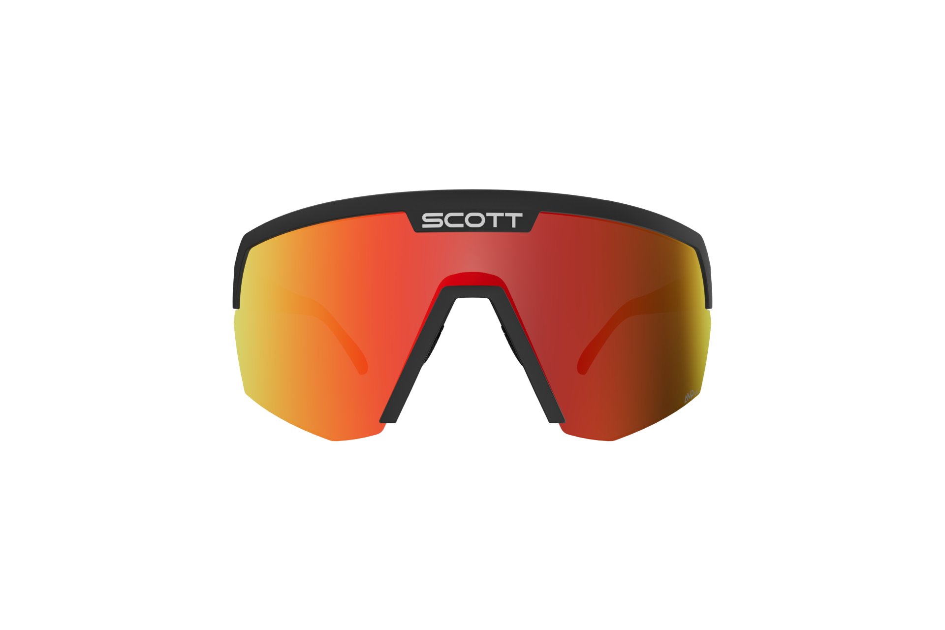 Scott Sport Shield black - AMP red chrome S3