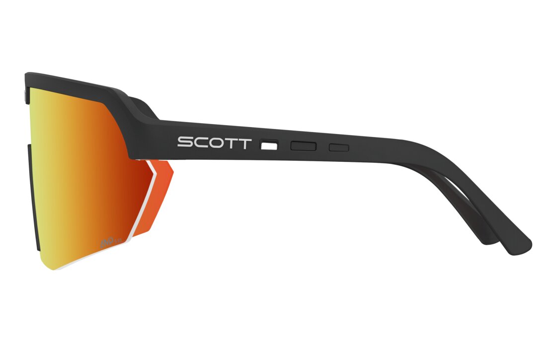 Scott Sport Shield black - AMP red chrome S3
