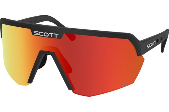 XXL Sale % - Scott Sport Shield black - AMP red chrome S3