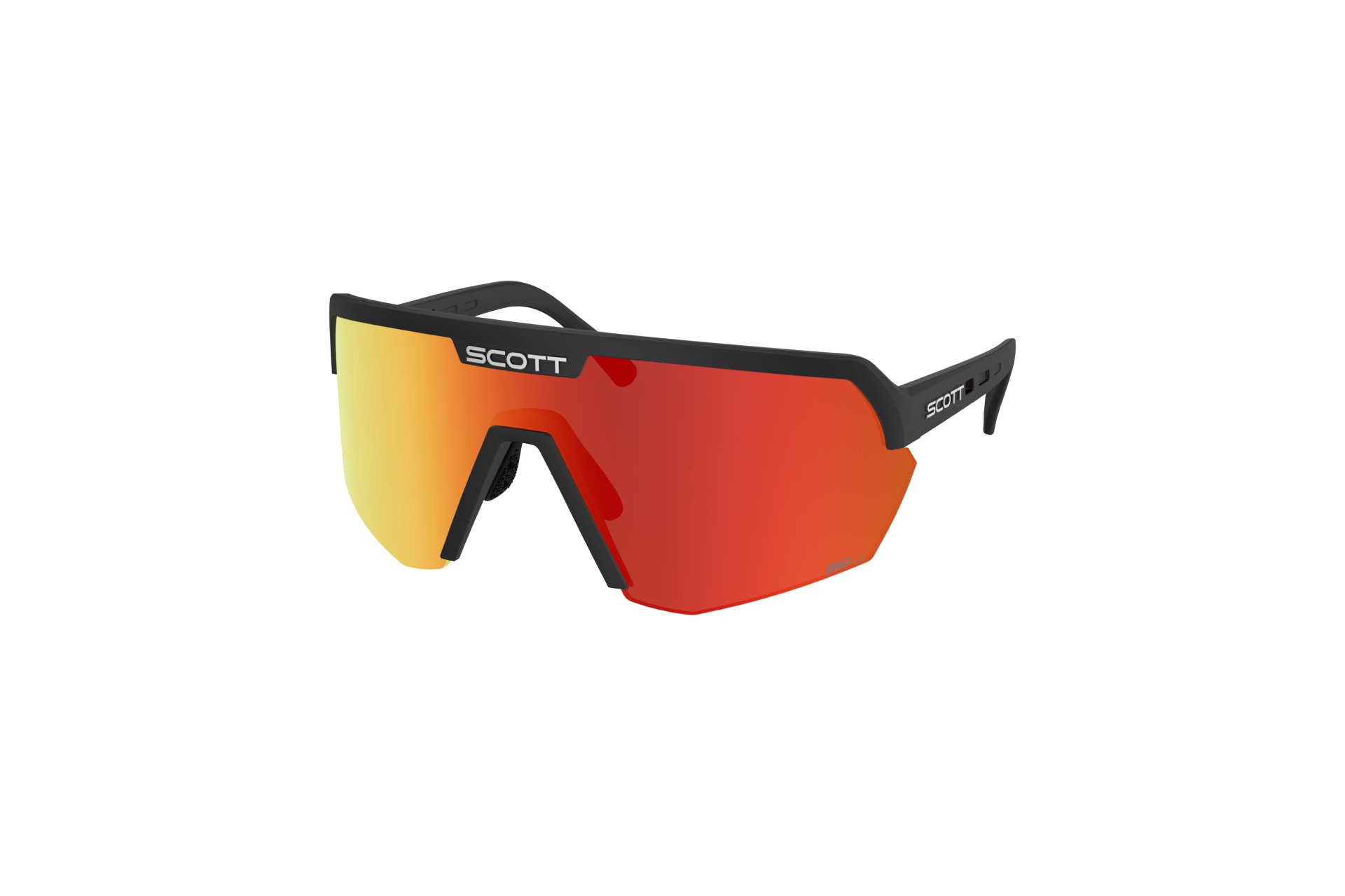 Scott Sport Shield black - AMP red chrome S3
