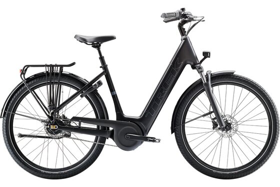 Mittelmotor - E-Bike City - Trek District+ 4 Coaster Lowstep - 545 Wh - 27,5 Zoll - Tiefeinsteiger - 2026